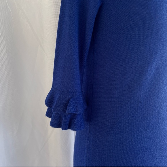 Lilly Pulitzer wool Helena sweater dress royal blue medium - Picture 5 of 16
